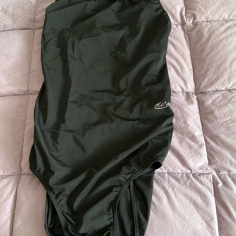 H2O wear black one piece swimsuit
